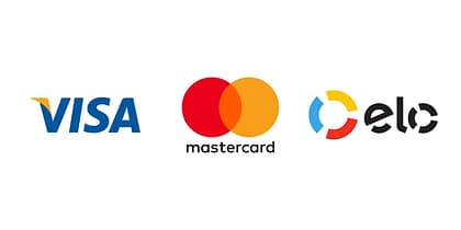 Cards flags (Visa, Mastercard, ELO)